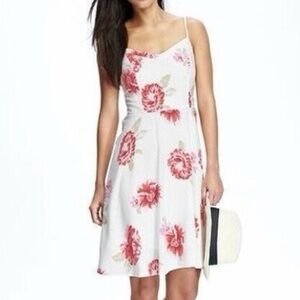 Old Navy White Floral Women's Dress